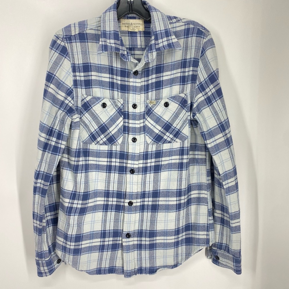Ralph Lauren Denim & Supply Plaid Cotton Shirt SZ S